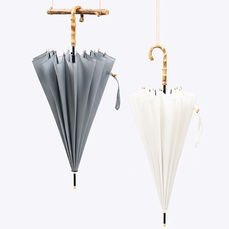 Parasol Umbrella Large - Long Automatic Big Umbrella Rain Women