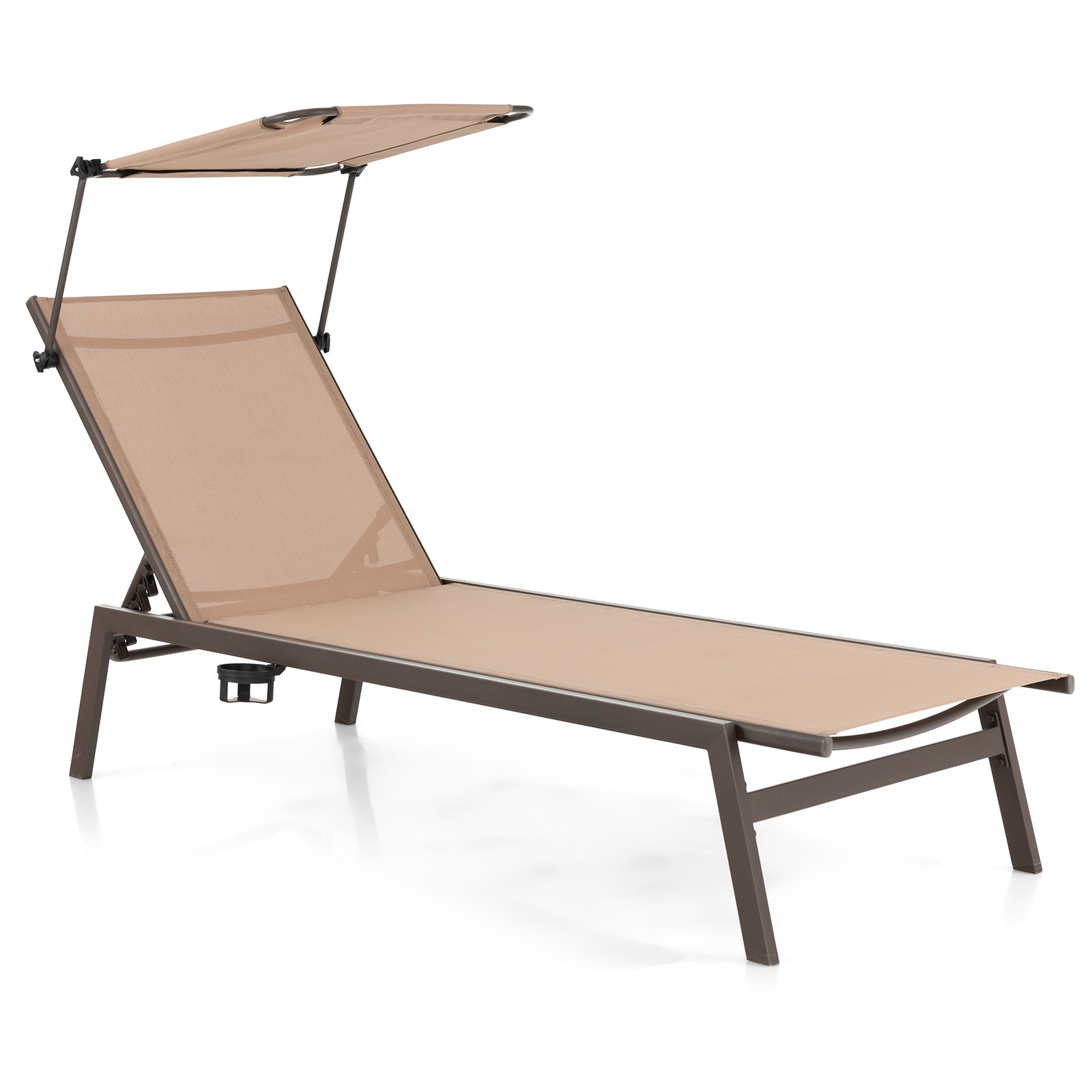 Outdoor Furniture One Piece - Outdoor Chaise Lounge Chair with Sunshade