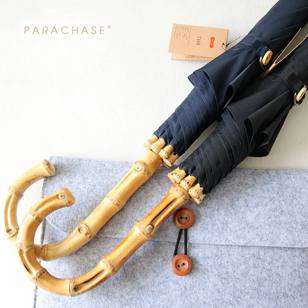 Parasol Umbrella Large - Big Rain Umbrella For Men Bamboo