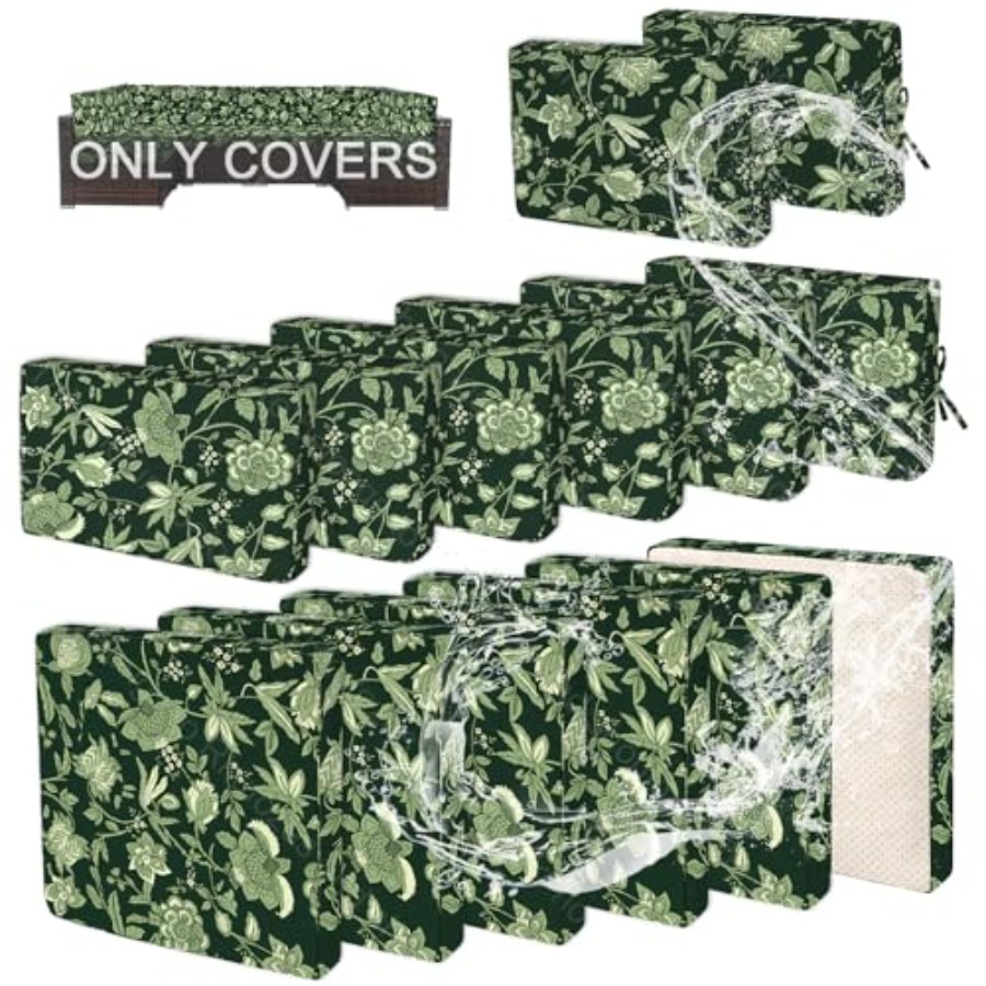 Outdoor Furniture Plus - 14 PCs Patio Cushion Covers for