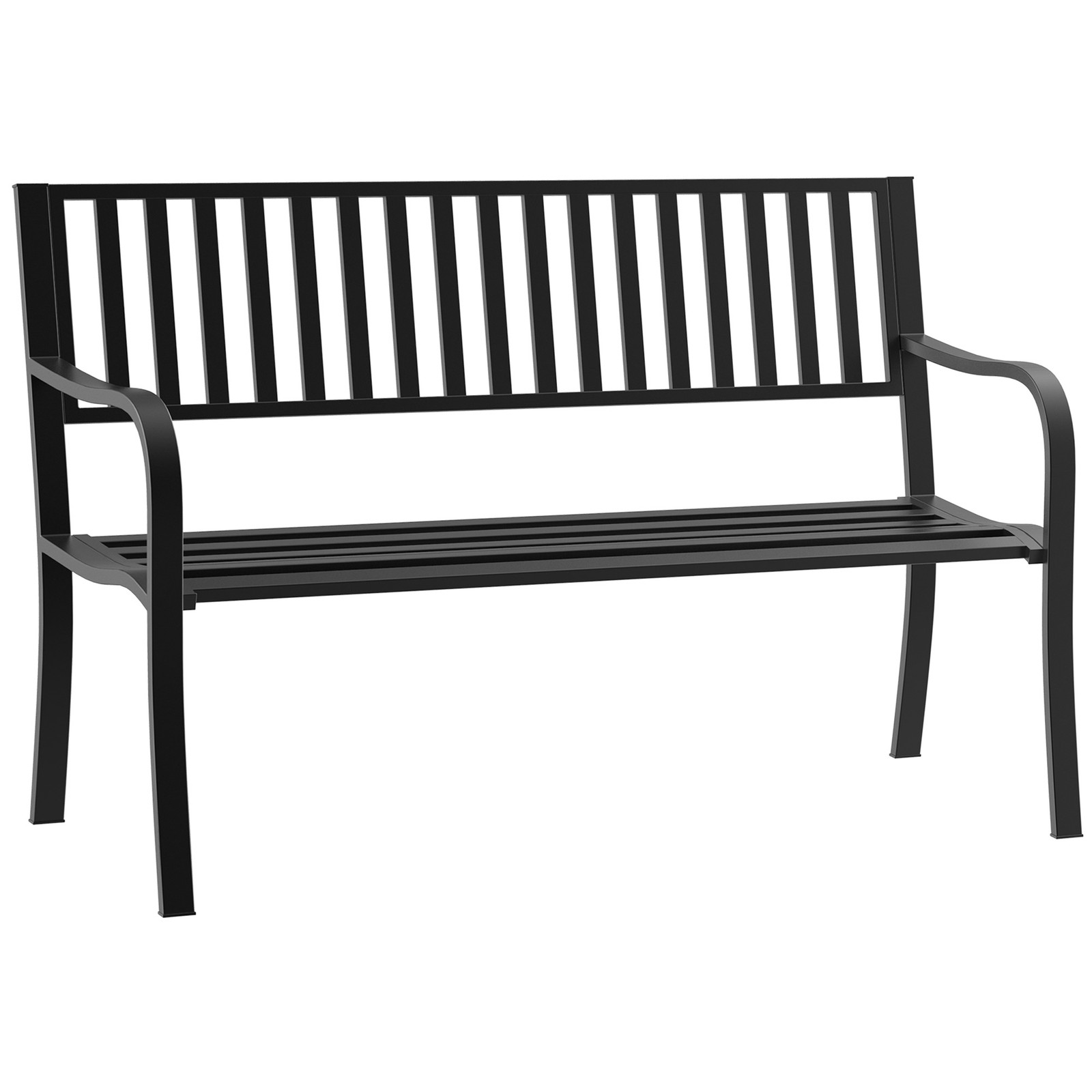 Outdoor Bench Patio Steel Gard - Outdoor Furniture One Piece のレビューと価格
