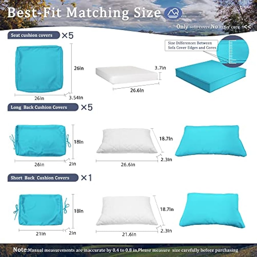 Outdoor Patio Cushion Covers R - Outdoor Furniture Replacement Fabric のレビューと価格