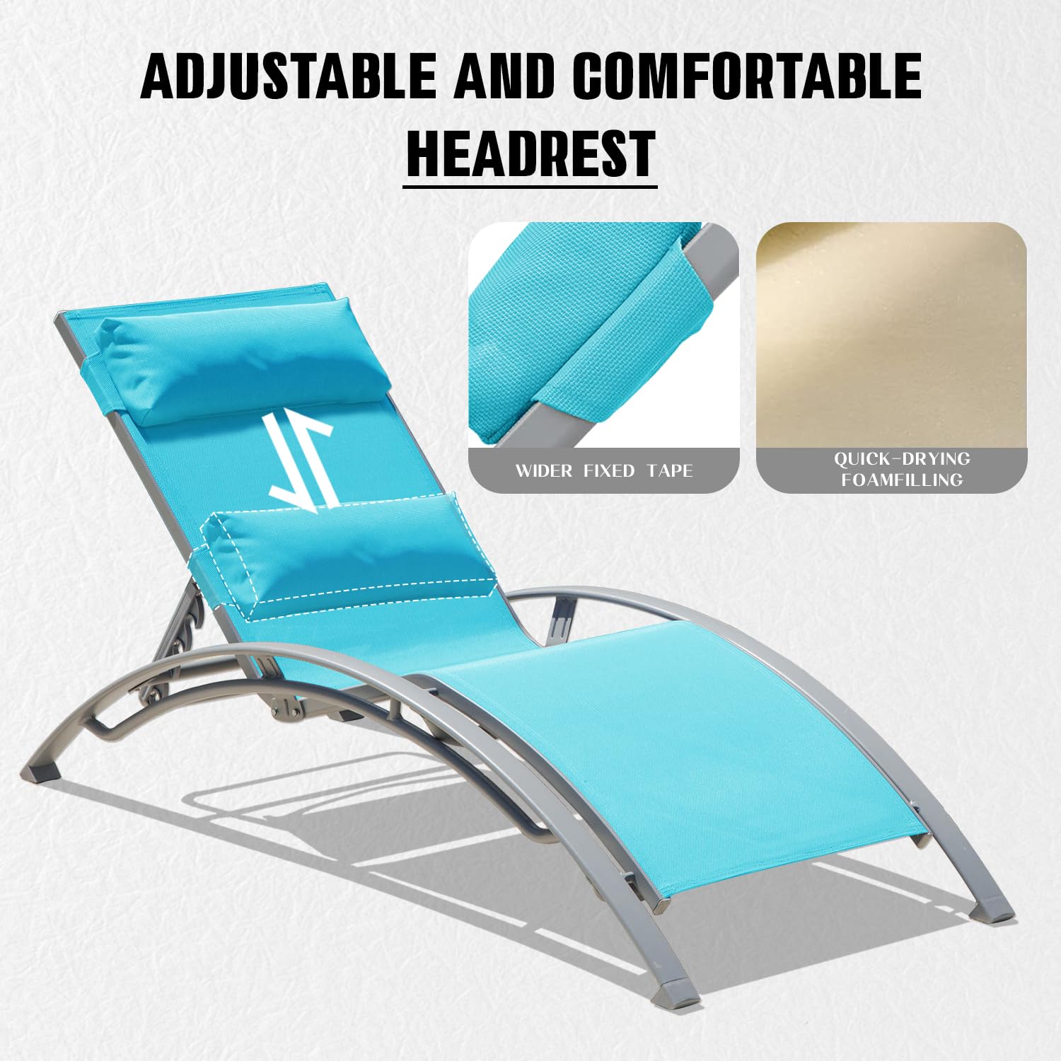 Aluminum Outdoor Sun Loungers  - Deck Chair Lounger のレビューと価格
