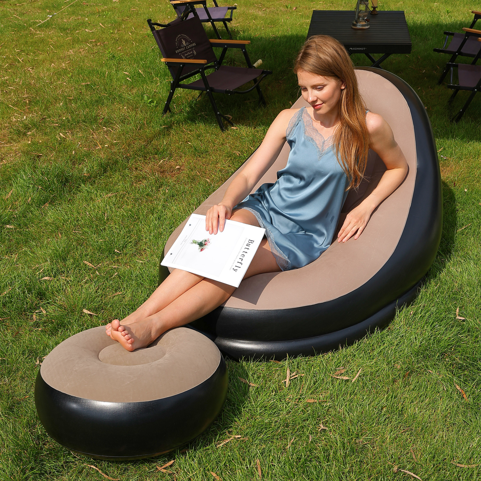Lazy Couch Sofas Inflatable Ch - Outdoor Furniture Lounge Set のレビューと価格