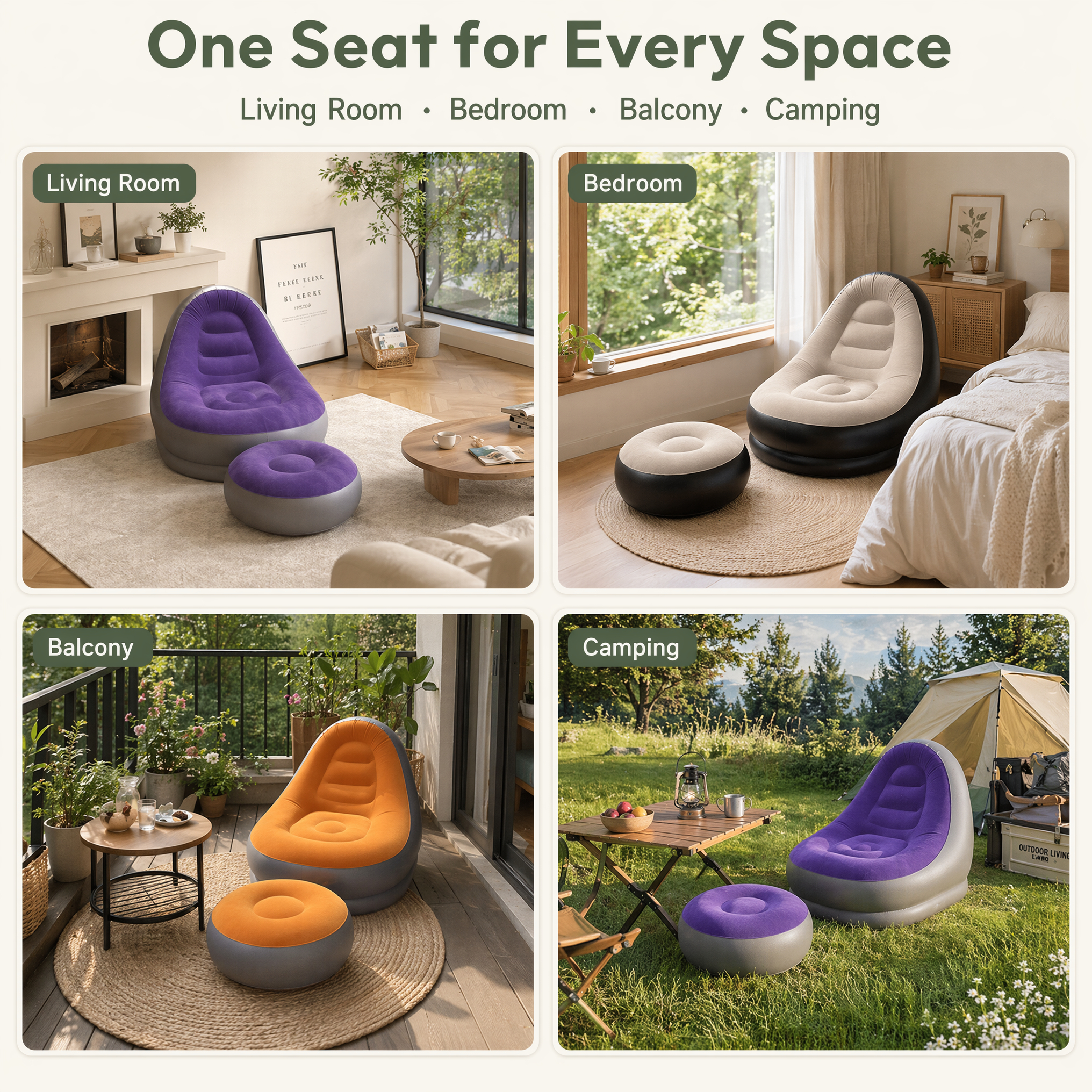 2 IN 1 Inflatable Sofa with St - Outdoor Furniture Lounge のレビューと価格
