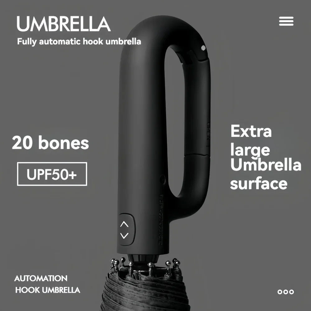 Strong Windproof Automatic Umb - Parasol Umbrella Large のレビューと価格