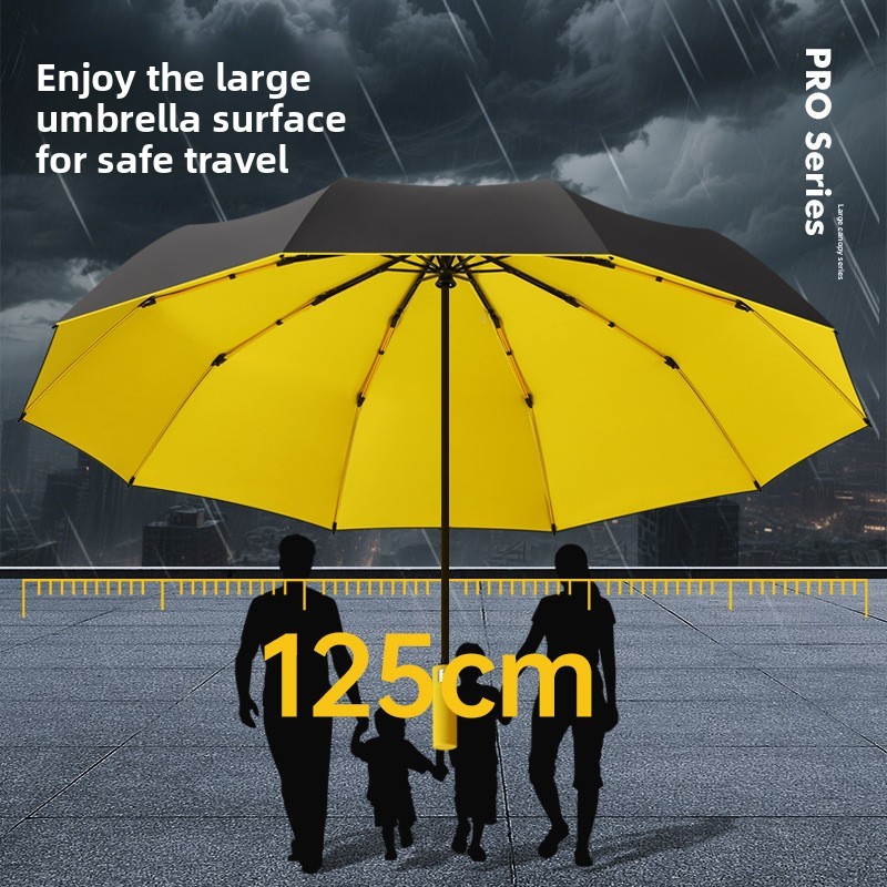 125CM Triple Fold Double Layer - Parasol Umbrella Large のレビューと価格