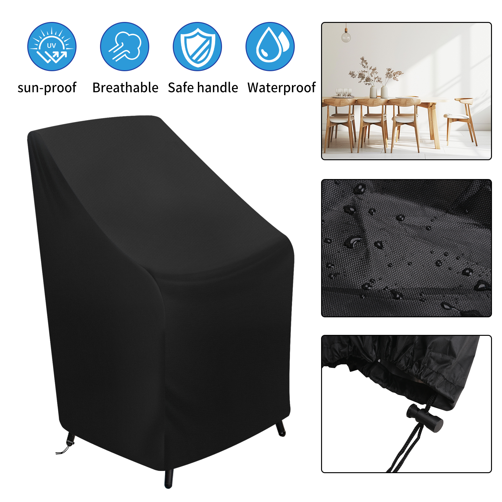 Waterproof Garden Chair Covers - Outdoor Furniture Replacement Fabric のレビューと価格