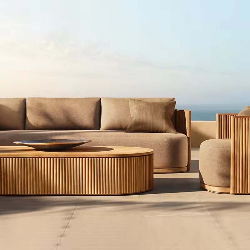 All Weather Premium Wooden Tea - Outdoor Furniture Lounge Set のレビューと価格