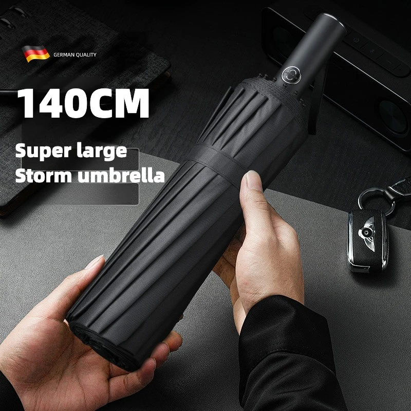 Super Large 140CM Automatic Fo - Parasol Umbrella Large のレビューと価格