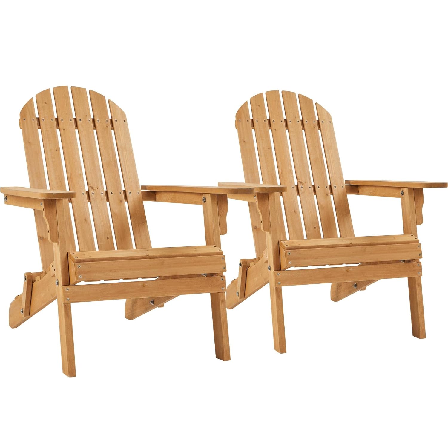 Folding Adirondack Chair Set o - Outdoor Furniture Lounge Set のレビューと価格