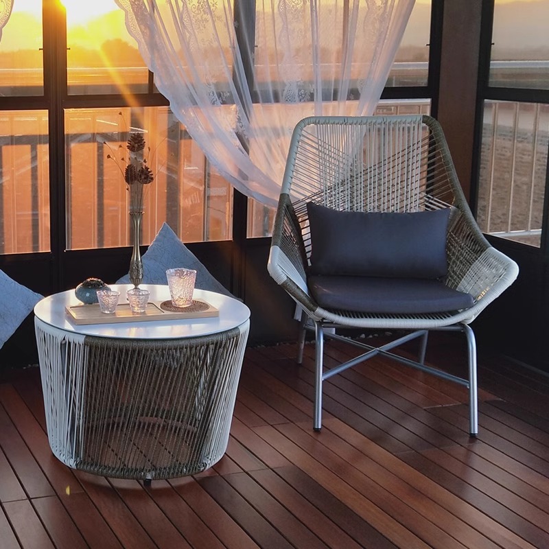 Nordic modern outdoor three-pi - Outdoor Furniture One Piece のレビューと価格