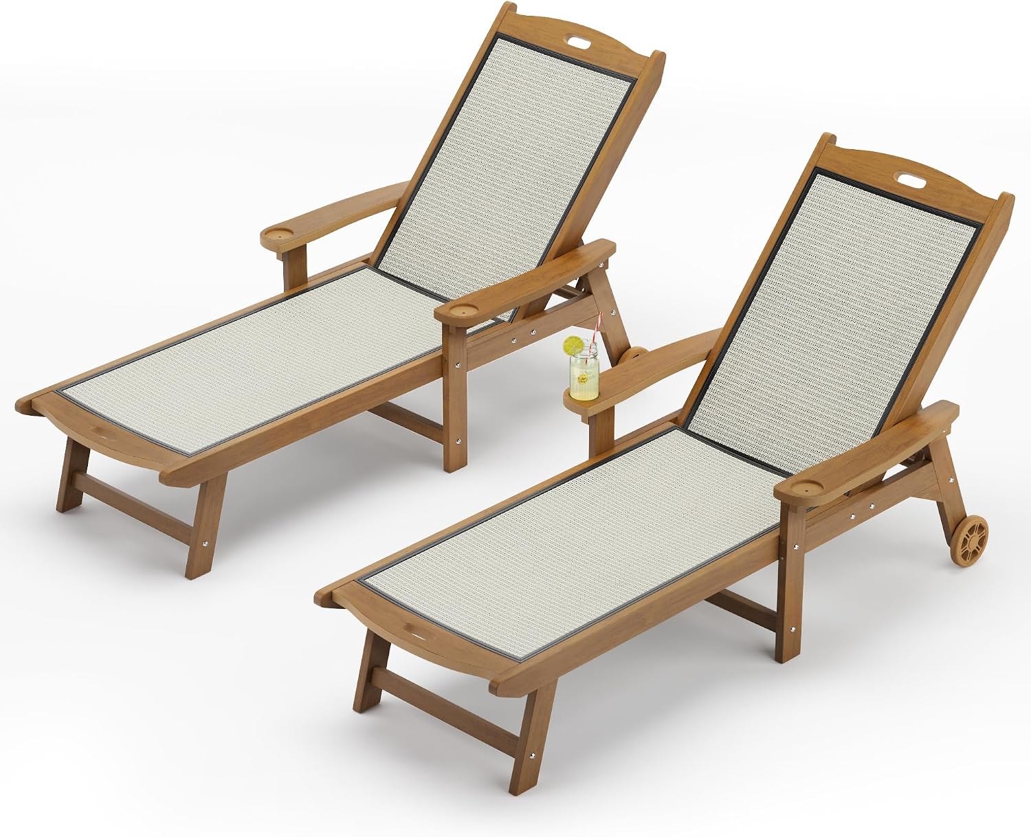 Outdoor Chaise Lounge Chair Ad - Deck Chair Lounger のレビューと価格