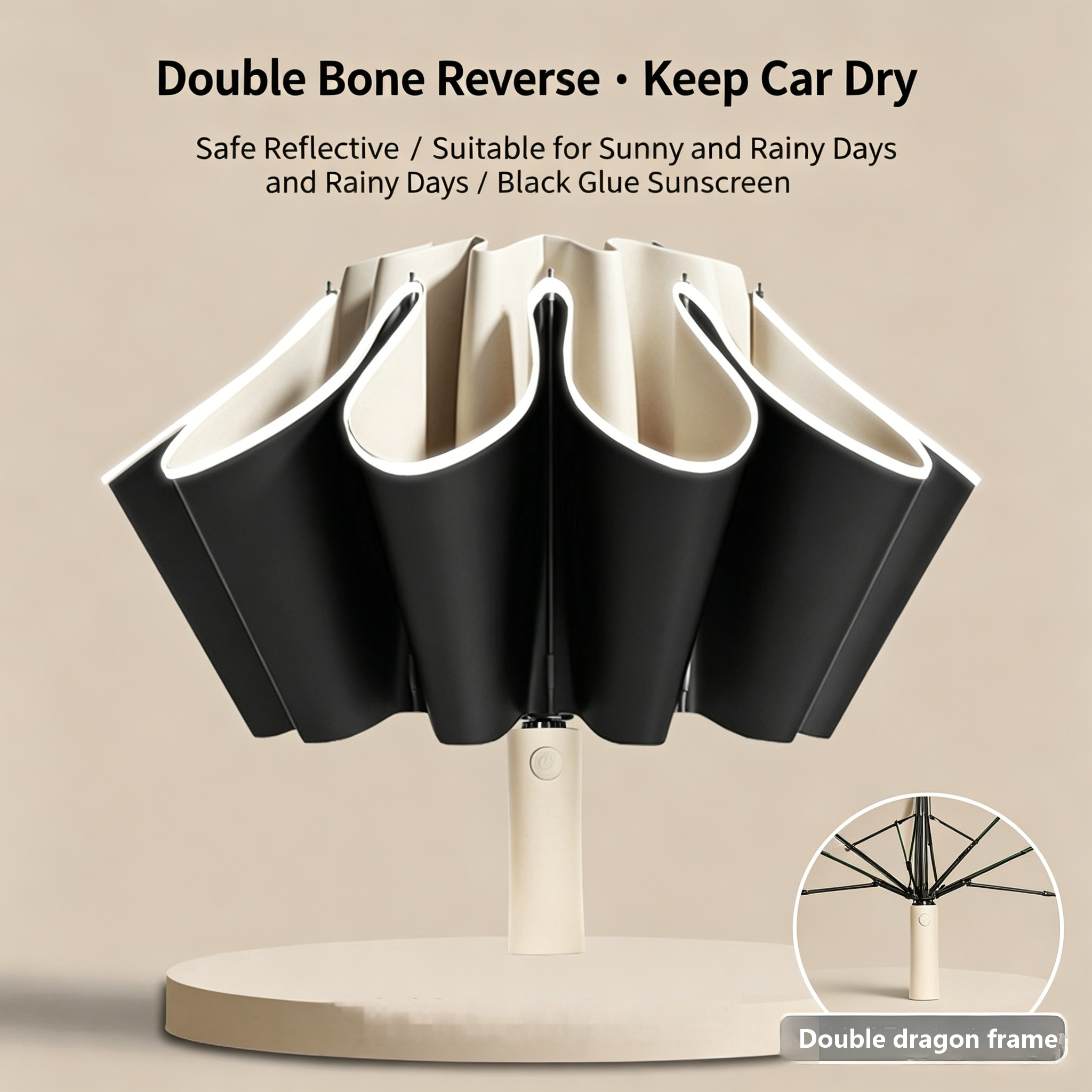 Fully Automatic Reverse Umbrel - Parasol Umbrella Large のレビューと価格
