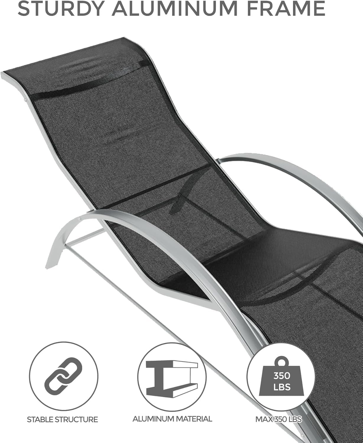 Patio Pool Chair Sun Lounger S - Deck Chair Lounger のレビューと価格