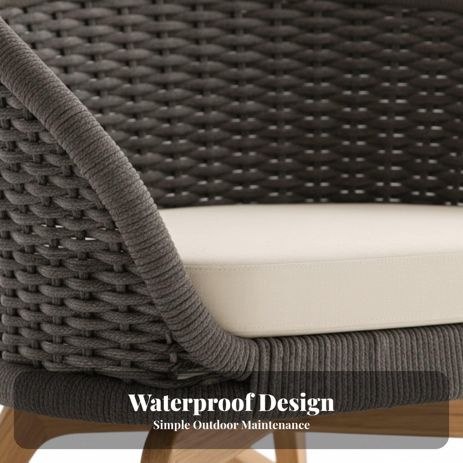 4 Pieces 4-Piece Wicker Conver - Outdoor Furniture One Piece のレビューと価格