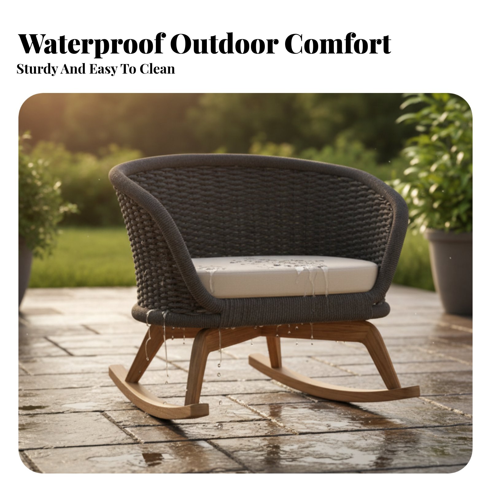 4 Pieces 4-Piece Wicker Conver - Outdoor Furniture One Piece のレビューと価格