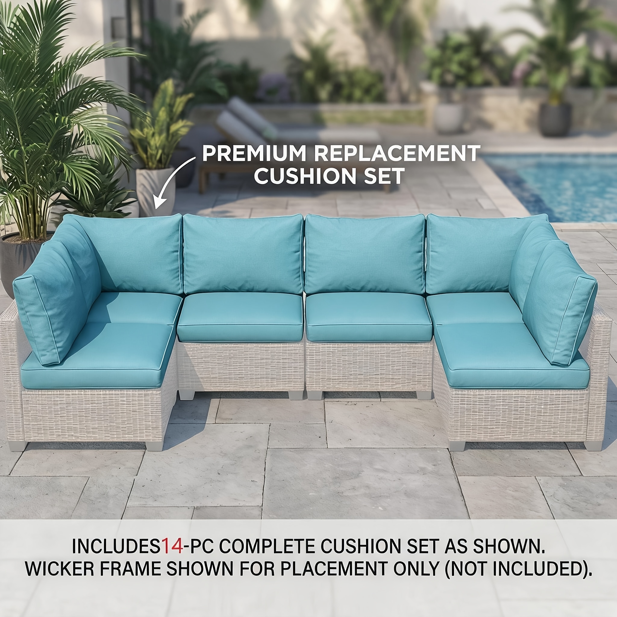 Outdoor Replacement Cushions – - Outdoor Furniture Replacement Fabric のレビューと価格