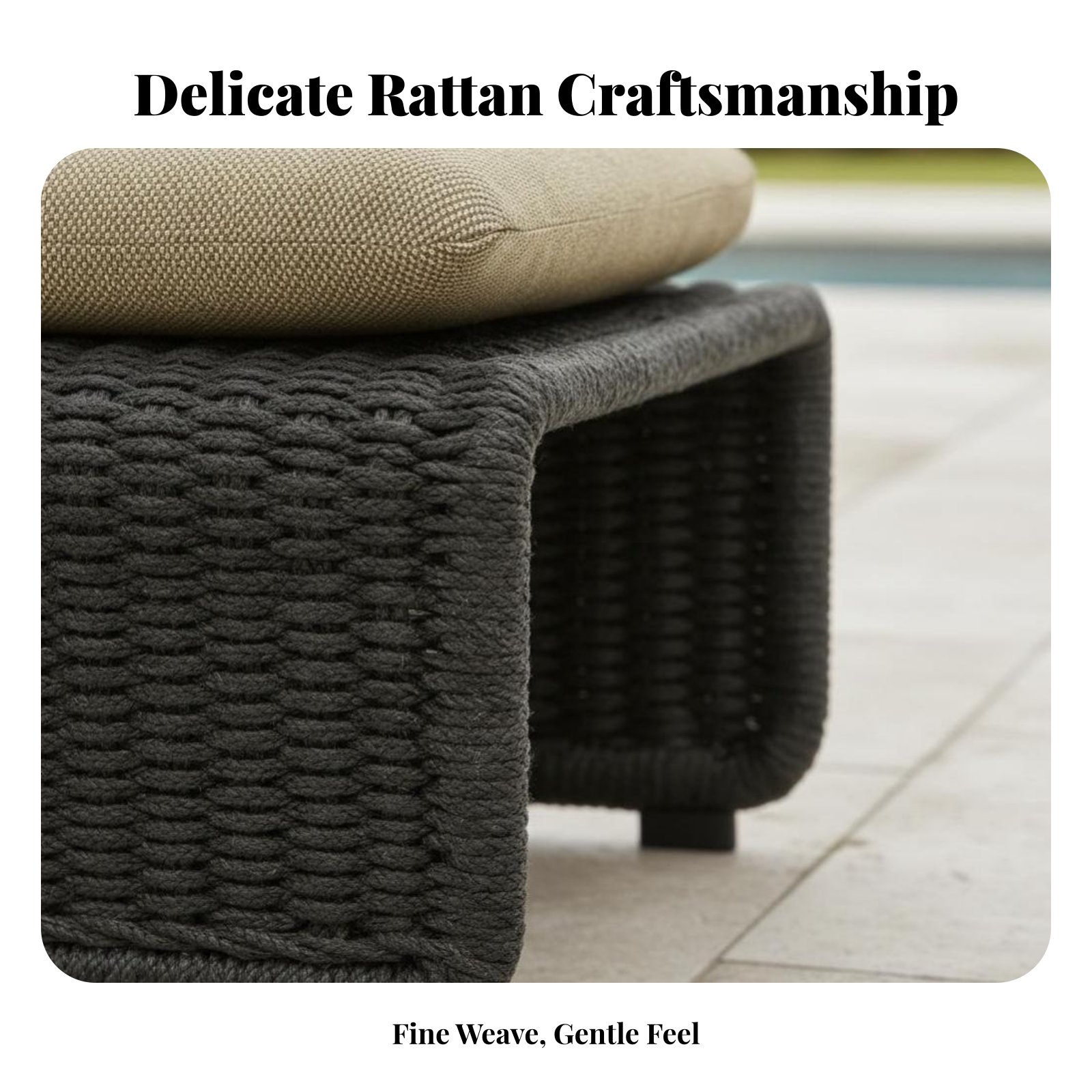4 Pieces 4-Piece Rope Weave So - Outdoor Furniture One Piece のレビューと価格