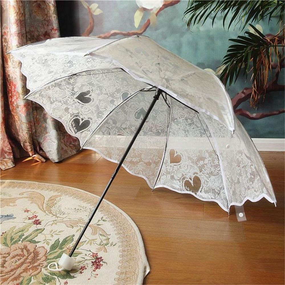 Vintage Foldable Lace Parasol  - Parasol Umbrella Large のレビューと価格