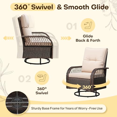 Brown 3-Piece Outdoor Wicker S - Outdoor Furniture Plus のレビューと価格