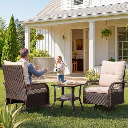 Brown 3-Piece Outdoor Wicker S - Outdoor Furniture Plus のレビューと価格