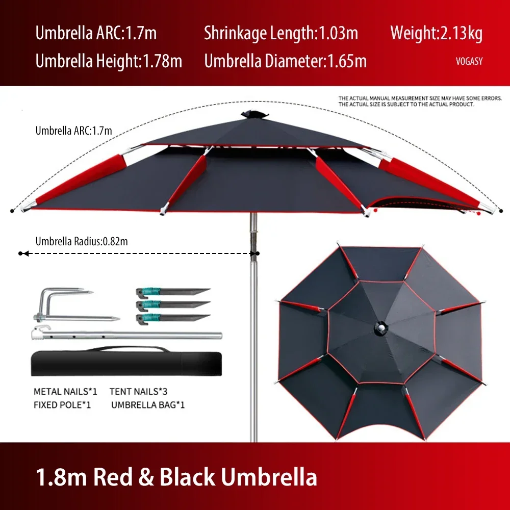 1PC Double-Layer Foldable Larg - Parasol Umbrella Large のレビューと価格