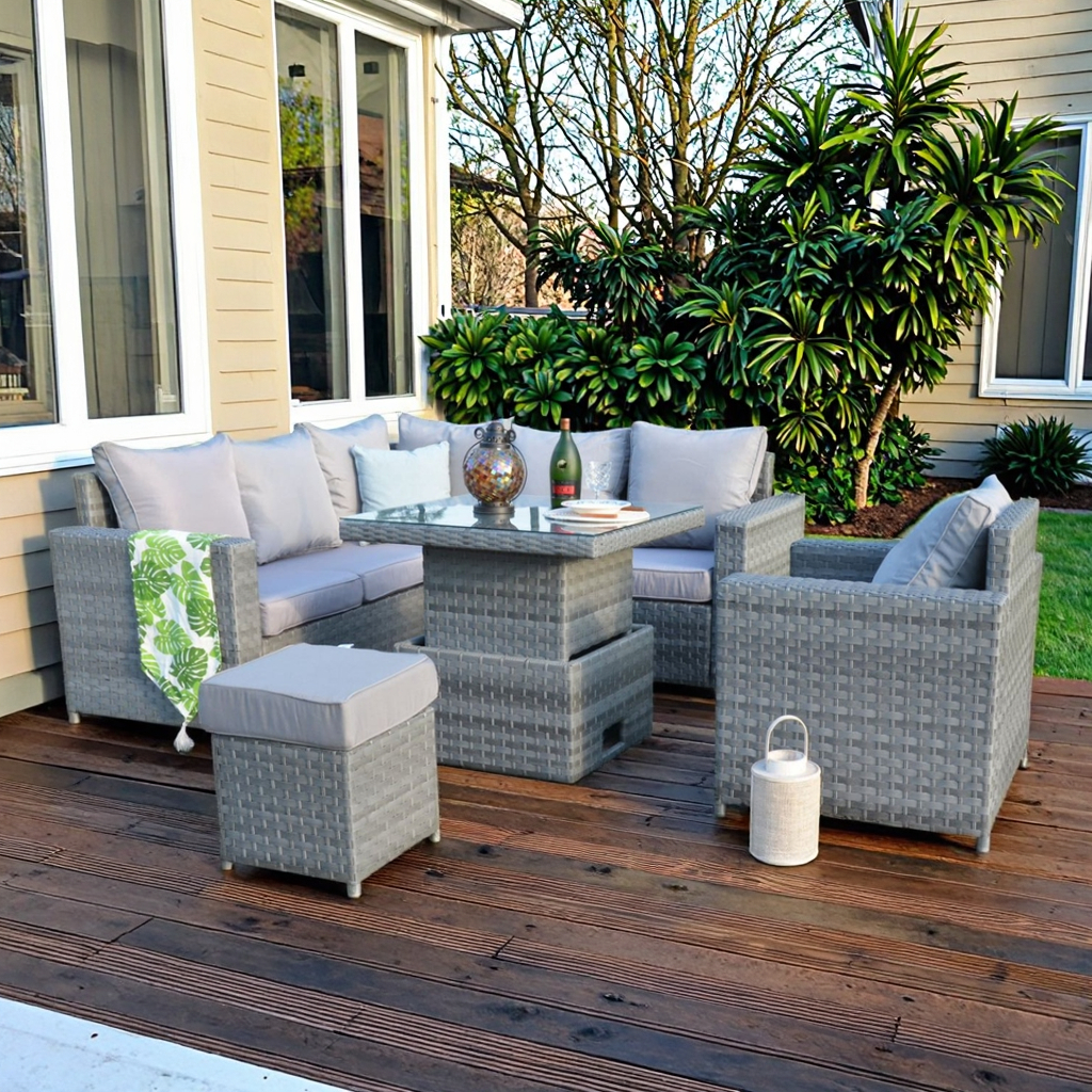 Factory Direct Sell Garden Cor - Outdoor Furniture Lounge Set のレビューと価格