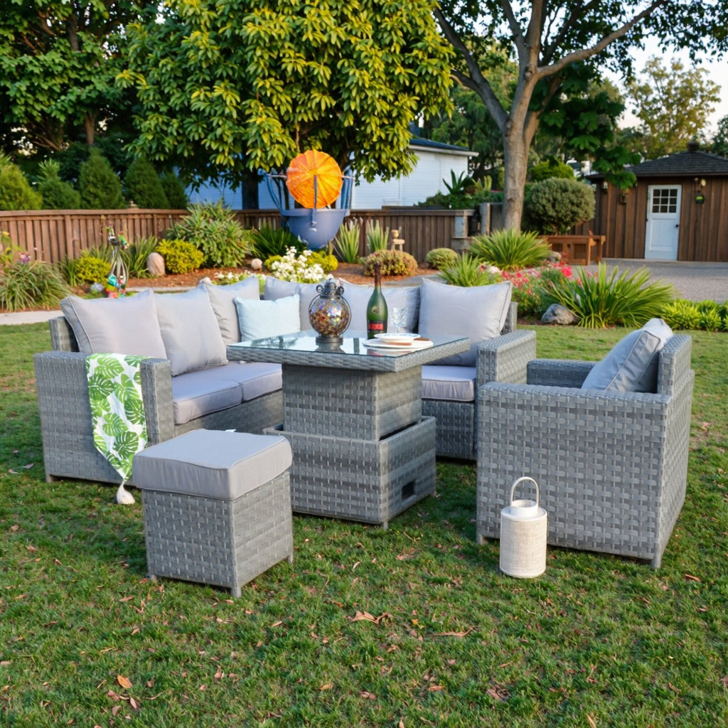 Factory Direct Sell Garden Cor - Outdoor Furniture Lounge Set のレビューと価格