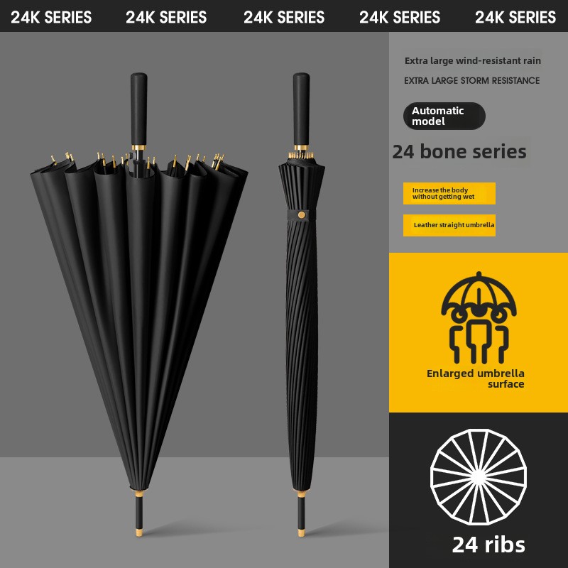 Straight 24 Rib Umbrella Women - Parasol Umbrella Large のレビューと価格