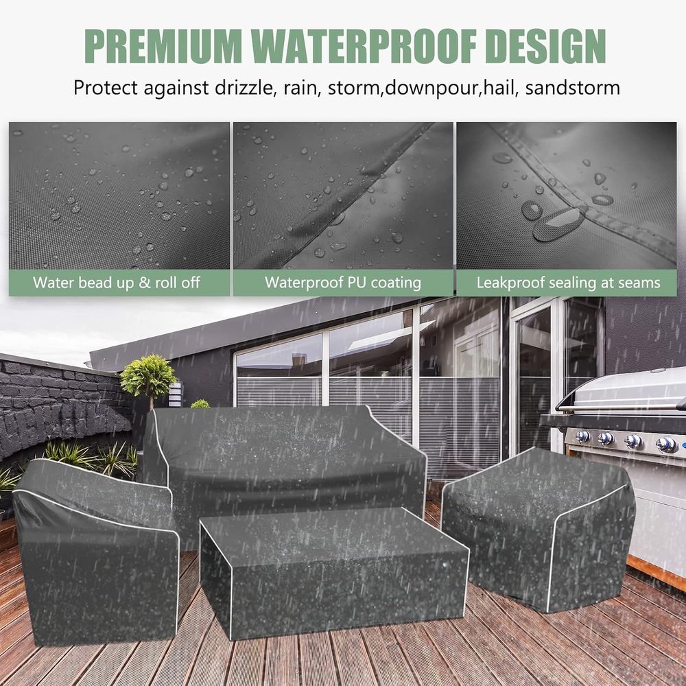 Patio Furniture Covers, 4-Piec - Outdoor Furniture Cover Waterproof のレビューと価格