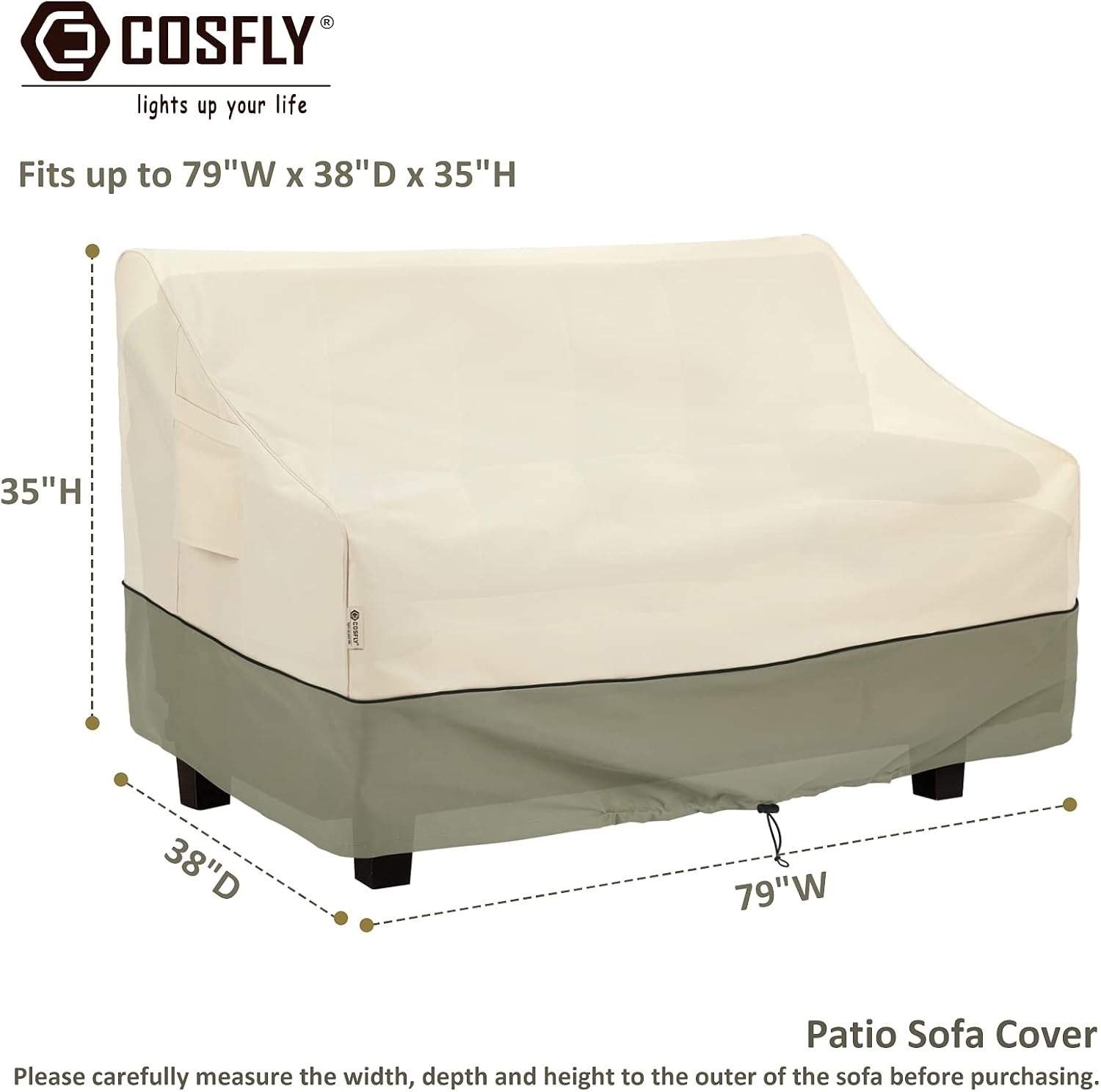COSFLY Patio Furniture Covers  - Outdoor Furniture Cover Waterproof のレビューと価格
