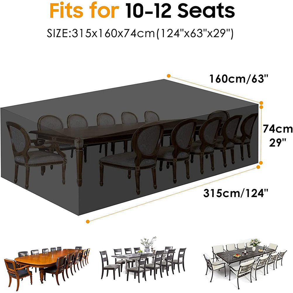 Premium Oxford Cloth Outdoor F - Outdoor Furniture Cover Waterproof のレビューと価格