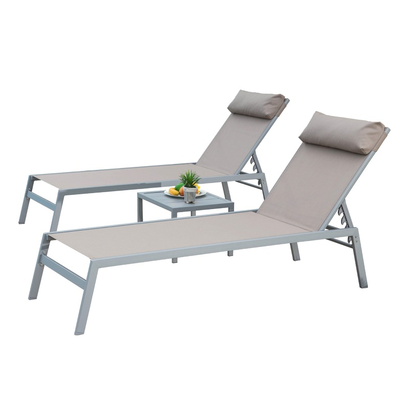 Aluminum Patio Chaise Lounge S - Deck Chair Lounger のレビューと価格