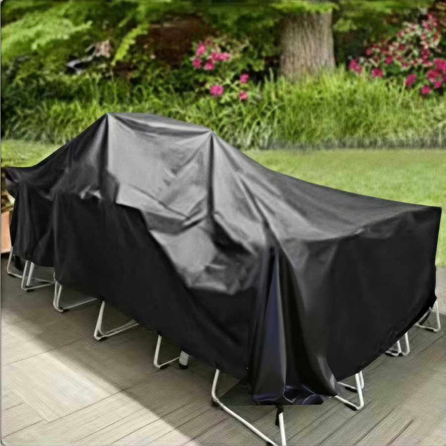Durable Pure Black PVC Waterpr - Outdoor Furniture Cover Waterproof のレビューと価格