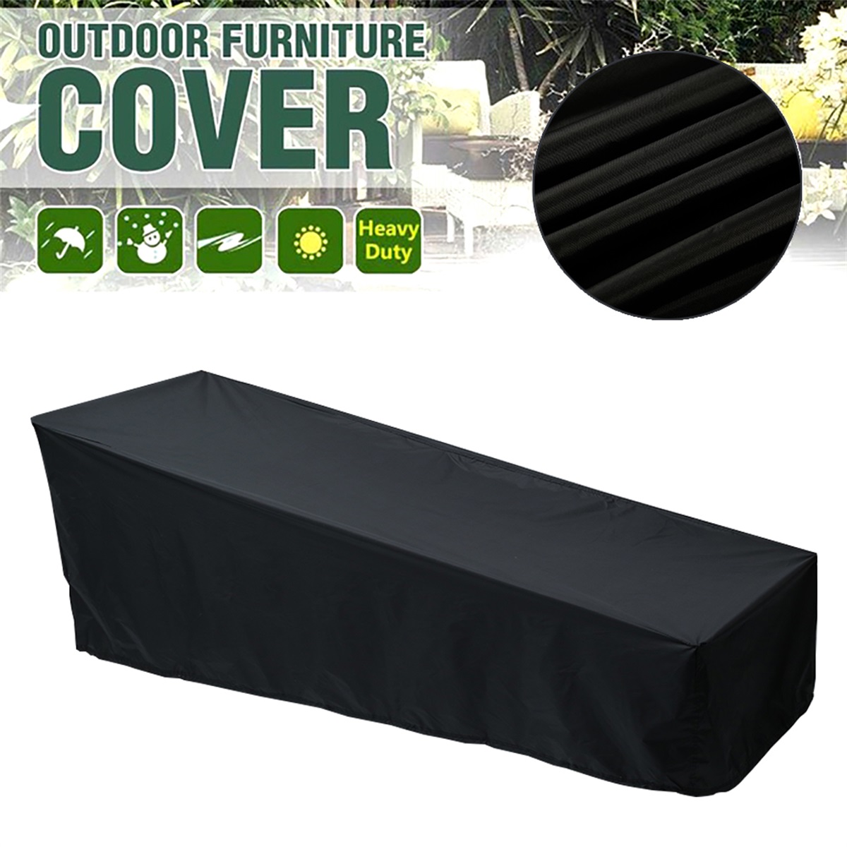 Outdoor Garden Sunbed Cover Su - Outdoor Furniture Lounge Set のレビューと価格
