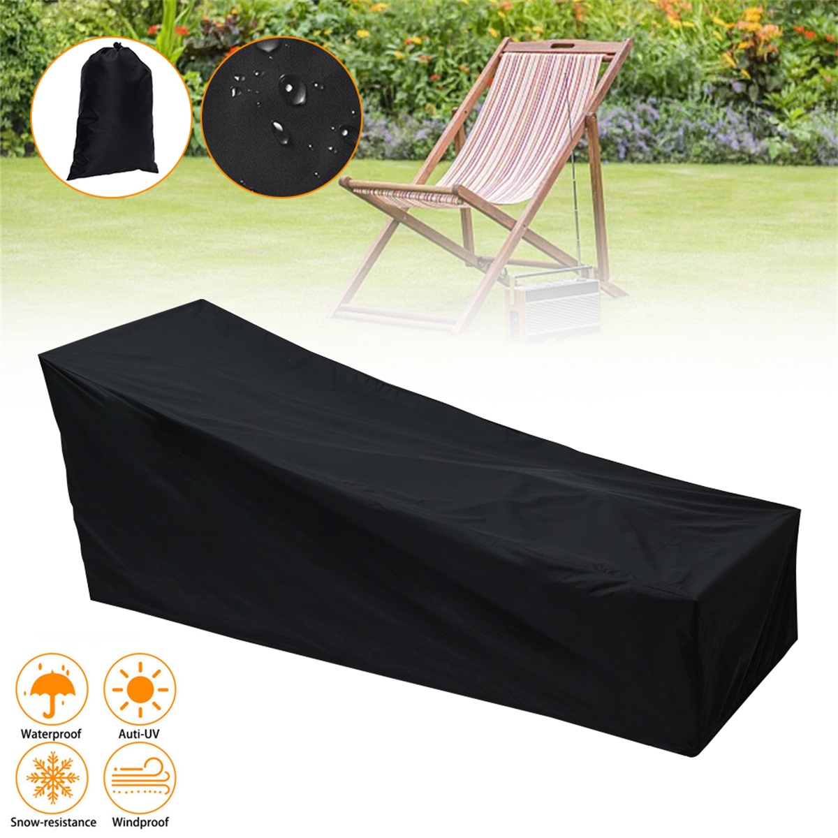 Outdoor Garden Sunbed Cover Su - Outdoor Furniture Lounge Set のレビューと価格