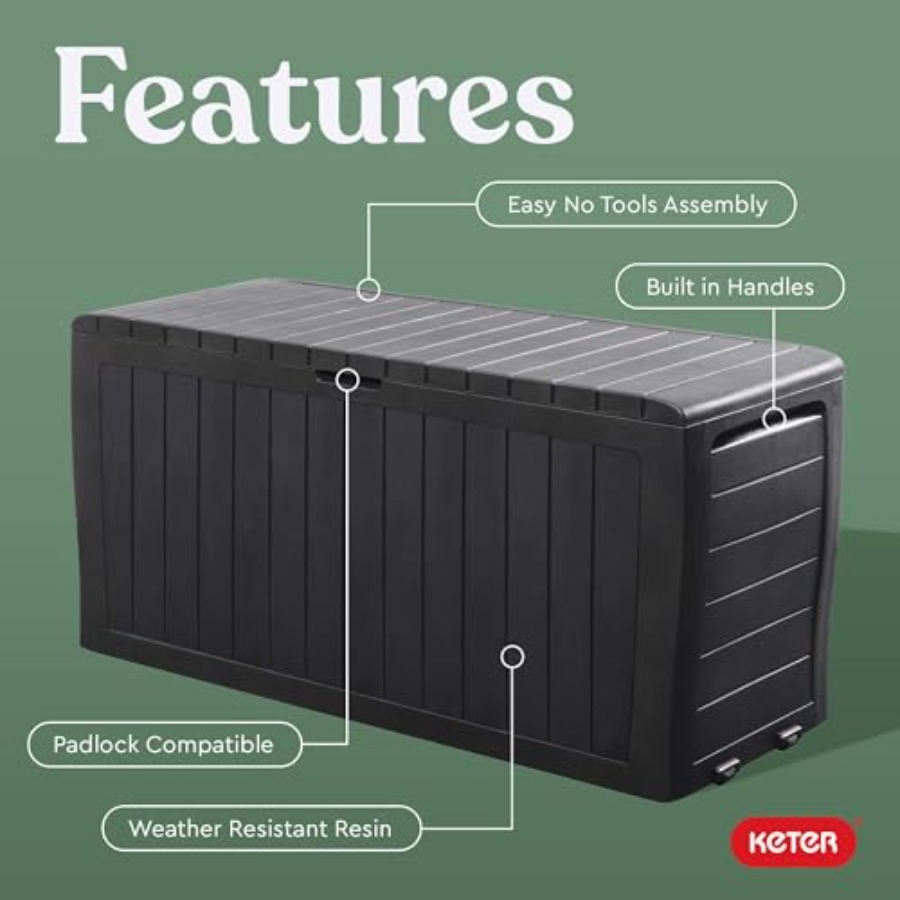 Marvel Plus 71 Gallon Resin De - Outdoor Furniture Plus のレビューと価格