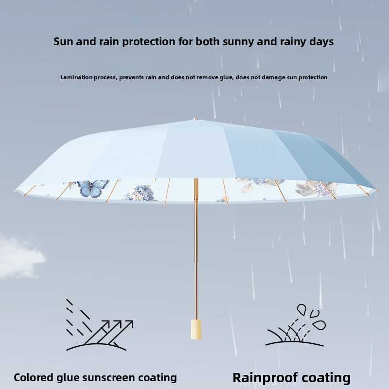 Vintage 16 Ribs Umbrella Large - Parasol Umbrella Large のレビューと価格