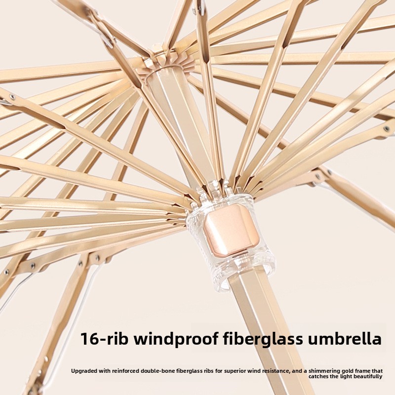 Vintage 16 Ribs Umbrella Large - Parasol Umbrella Large のレビューと価格