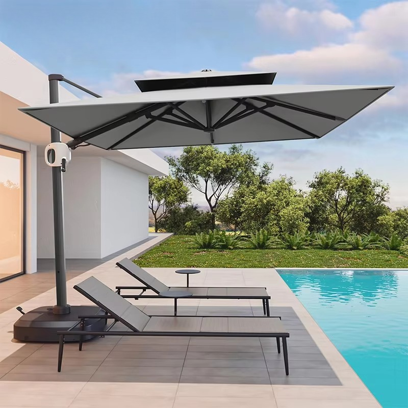 Modern Outdoor Umbrella Beach  - Parasol Umbrella Large のレビューと価格