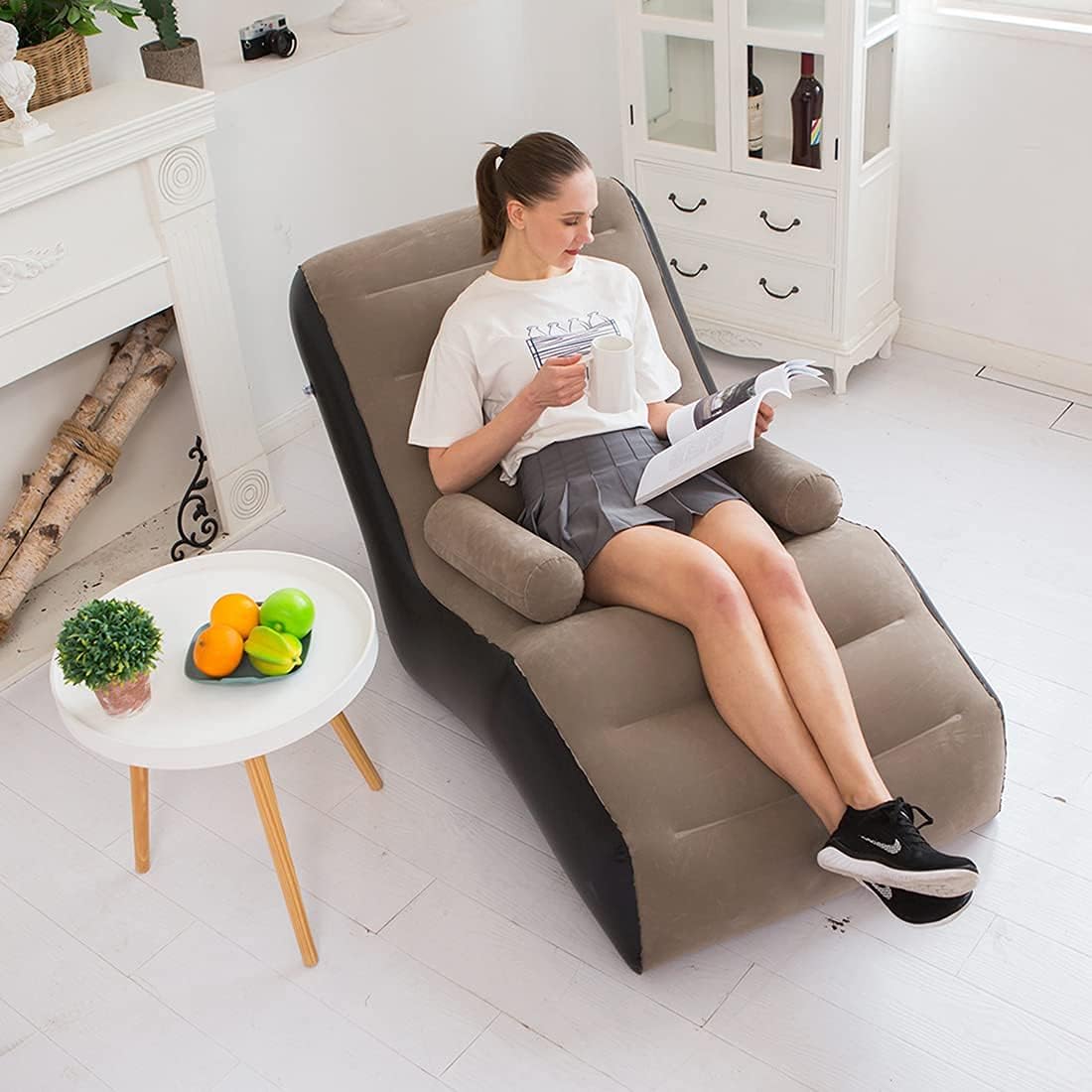 Folding Lazy Sofa,Inflatable L - Outdoor Furniture Lounge Set のレビューと価格