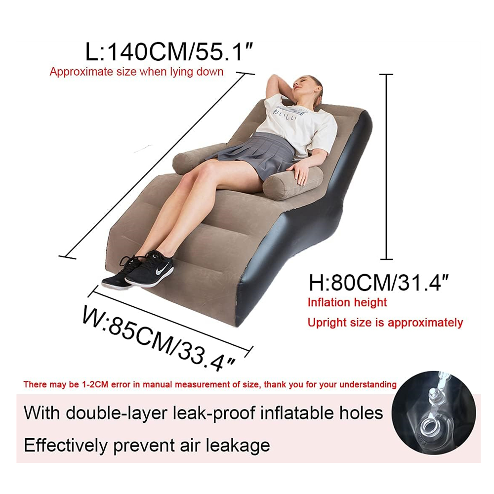 Folding Lazy Sofa,Inflatable L - Outdoor Furniture Lounge Set のレビューと価格