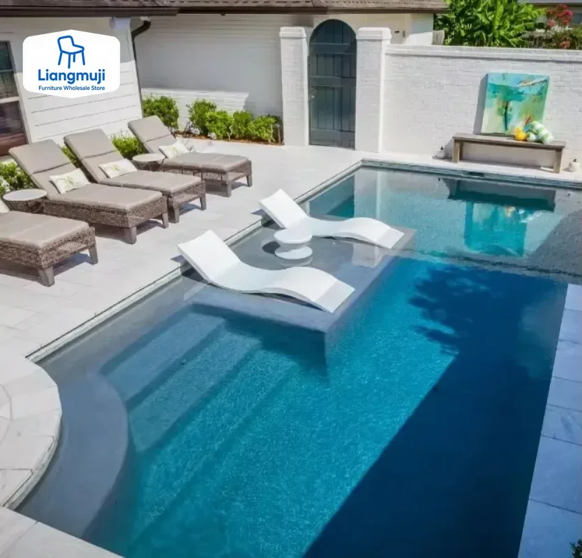2PCOutdoor Deck Pool Lounge Ch - Deck Chair Lounger のレビューと価格