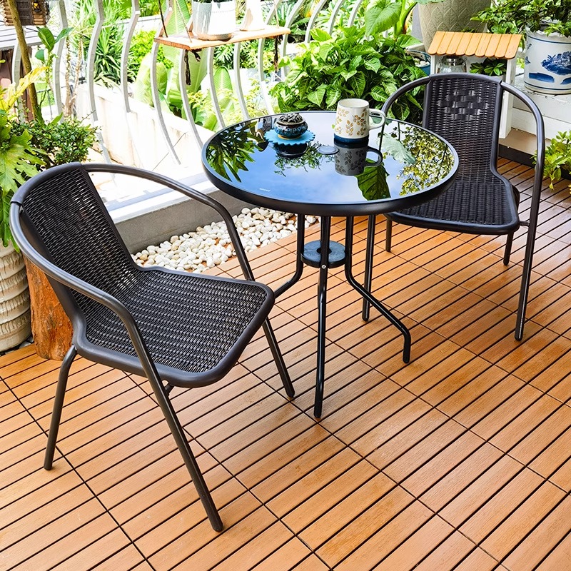Outdoor balcony table and chai - Outdoor Furniture One Piece のレビューと価格