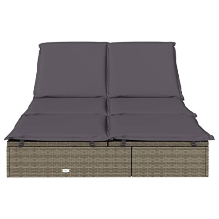 2-Person Sunbed with Cushions  - Deck Chair Lounger のレビューと価格