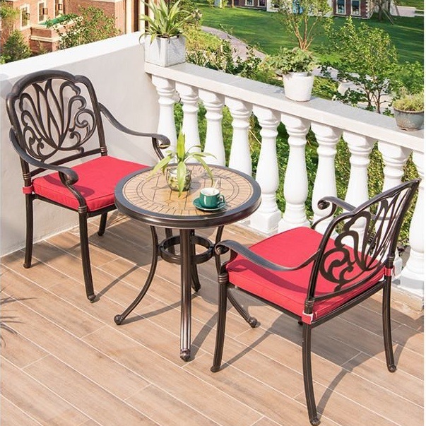 Cast aluminum one table courty - Outdoor Furniture One Piece のレビューと価格