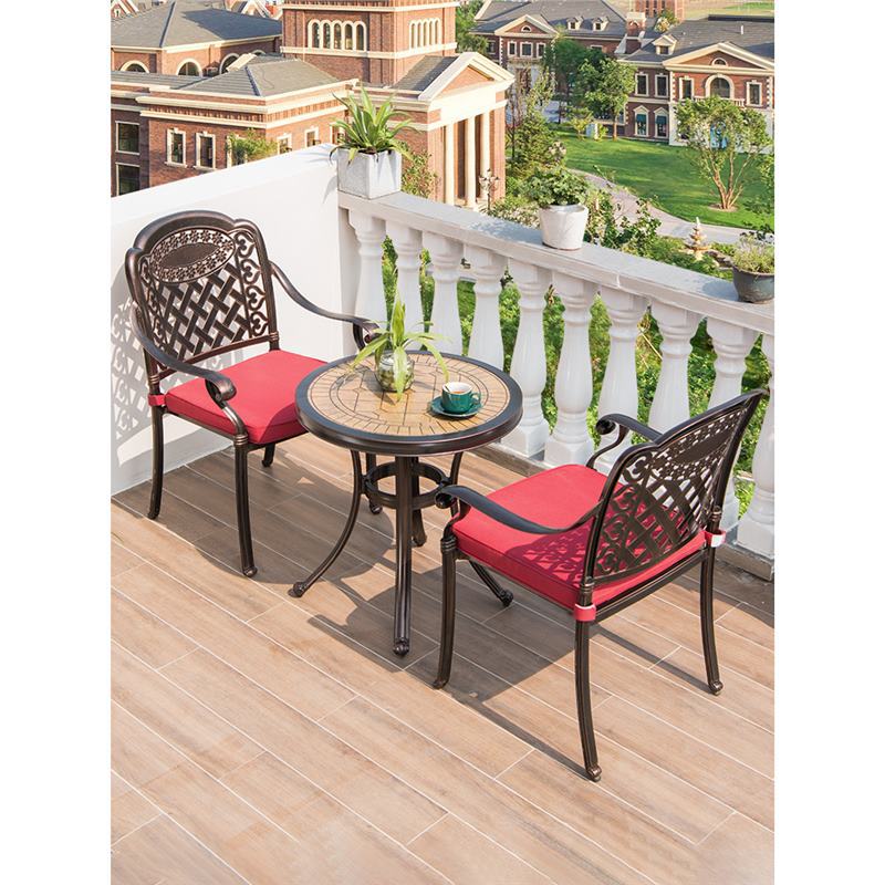 Cast aluminum one table courty - Outdoor Furniture One Piece のレビューと価格
