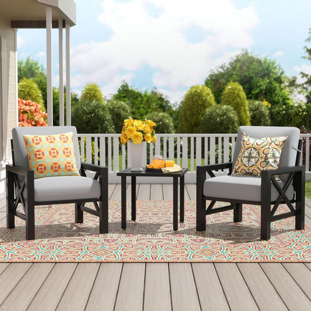 Three Piece Patio Bistro, Conv - Outdoor Furniture One Piece のレビューと価格