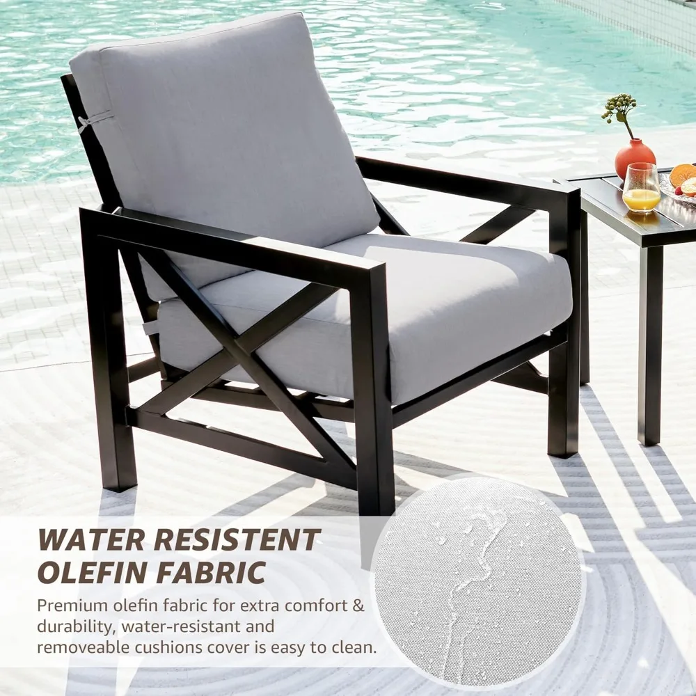 Three Piece Patio Bistro, Conv - Outdoor Furniture One Piece のレビューと価格